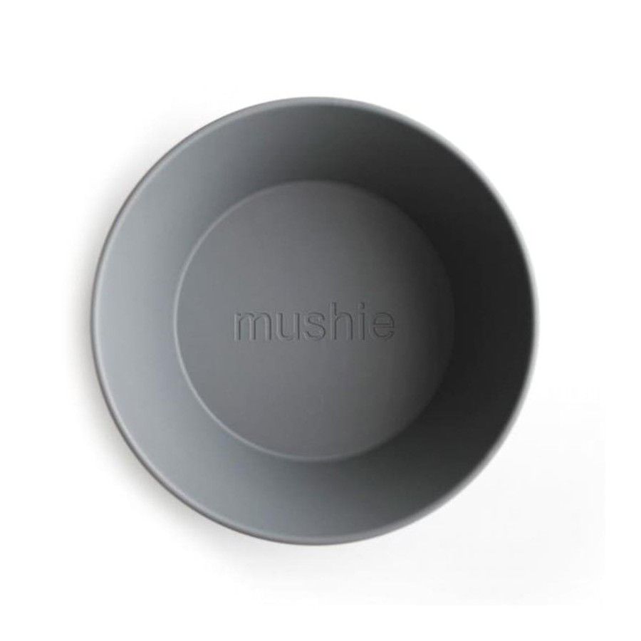 Mushie - 2 miseczki Round Smoke