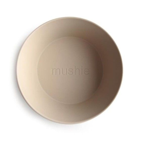 Mushie - 2 tál kerek vanília - 7426999780632