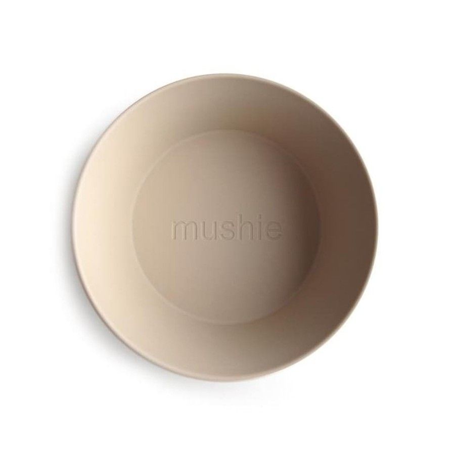 Mushie - 2 miseczki Round Vanilla