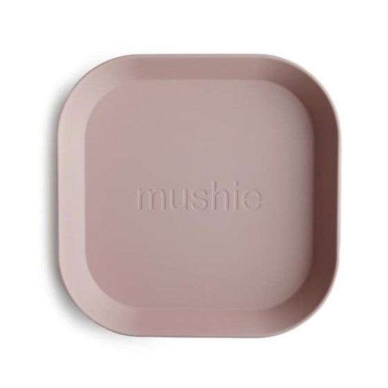 Mushie - 2 saucers Square Blush - 7426999780601