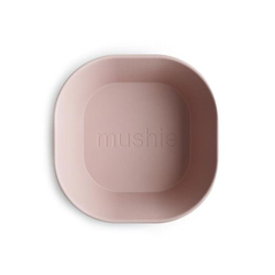 Mushie - 2 miseczki Square Blush