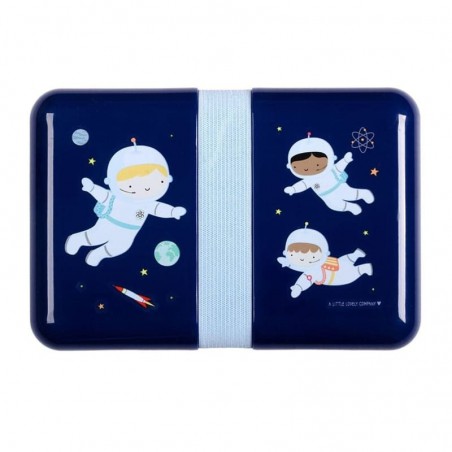 A Little Lovely Company - Astronaut Lunchbox s nálepkami