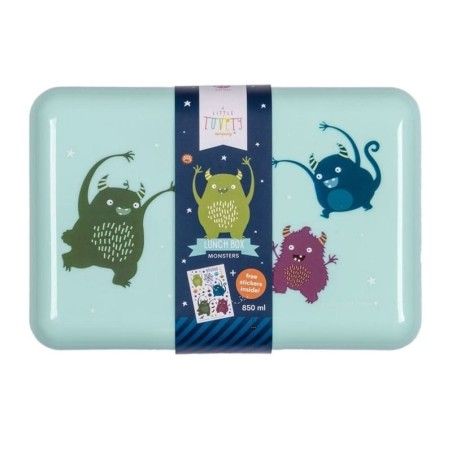 Egy kicsit szép vállalat - reggeli Lunchbox szörnyek matricákkal