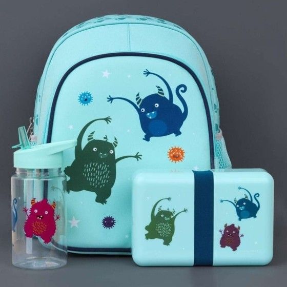 Lunchbox Monsters mit Aufklebern