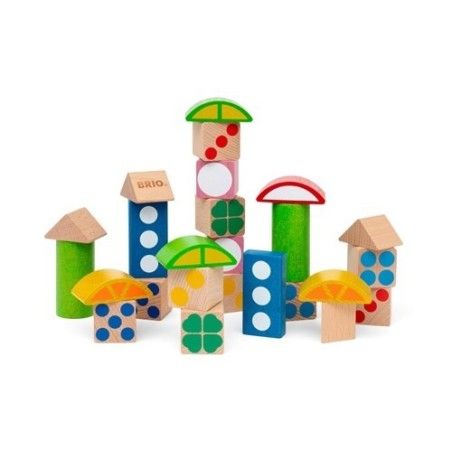 BRIO Des blocs en bois de couleur