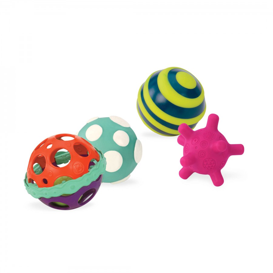 B.toys Ball-a-baloos – piłki sensoryczne z piłeczką świecącą