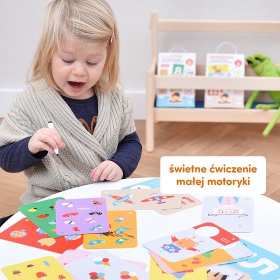 CzuCzu Zabawy edukacyjne z pisakiem zmazywak