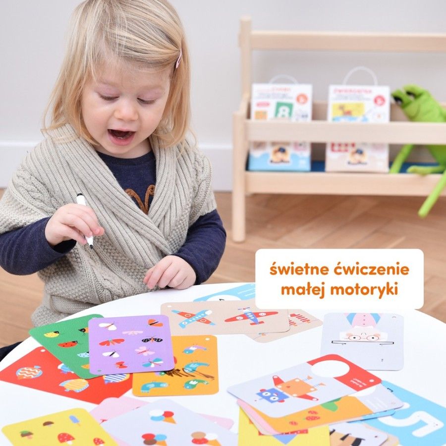 CzuCzu Zabawy edukacyjne z pisakiem zmazywak