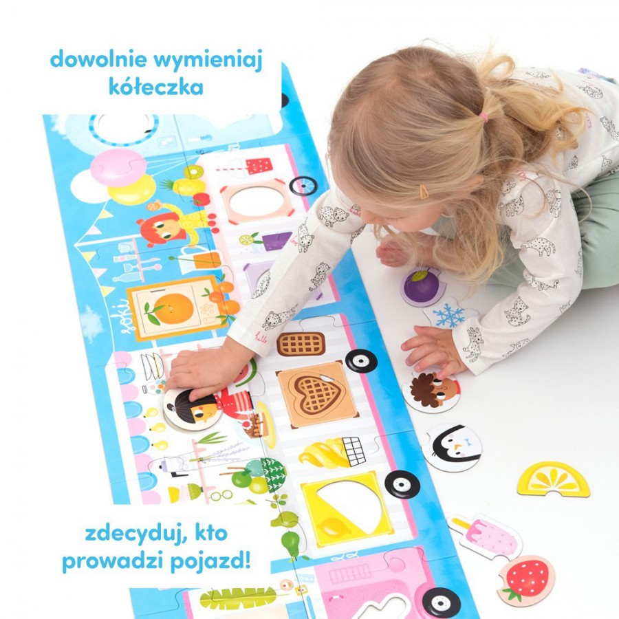 CzuCzu Puzzle z dziurką - Lody! Lody! 2+