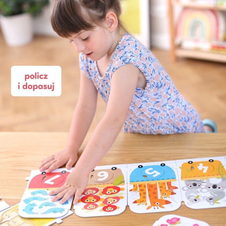 CzuCzu Puzzle z dziurką - Pociąg do liczenia