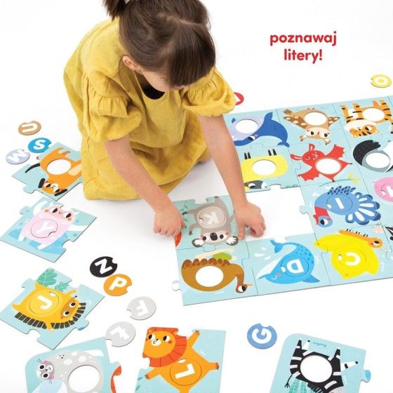 CzuCzu Duuuże puzzle egy lyuk ábécé 3+ - 5902983491262