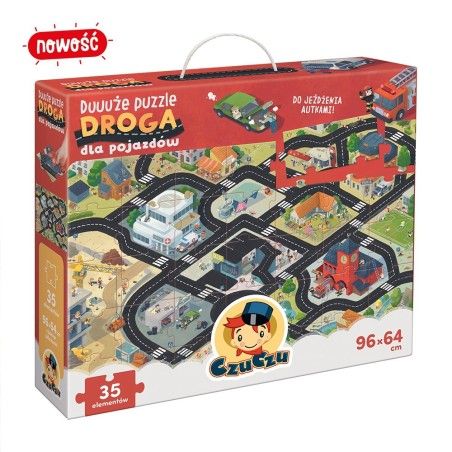 CzuCzu Duuuże Puzzle Road 3+