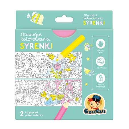 CzuCzu Long coloring - 4+ mermaids