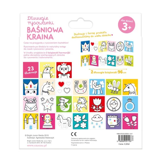 CzuCzu Dłuuugie rysowanki - Rysuję po śladzie Baśniowa kraina