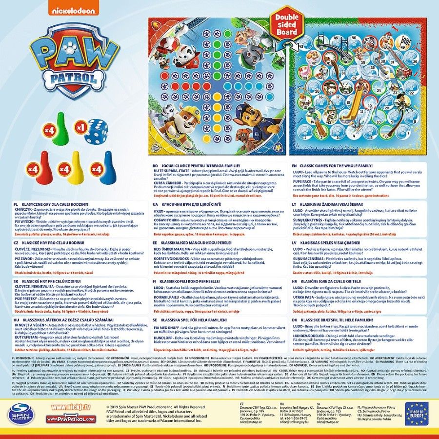 Trefl Juego 2 en 1 - Chino: Paw Patrol