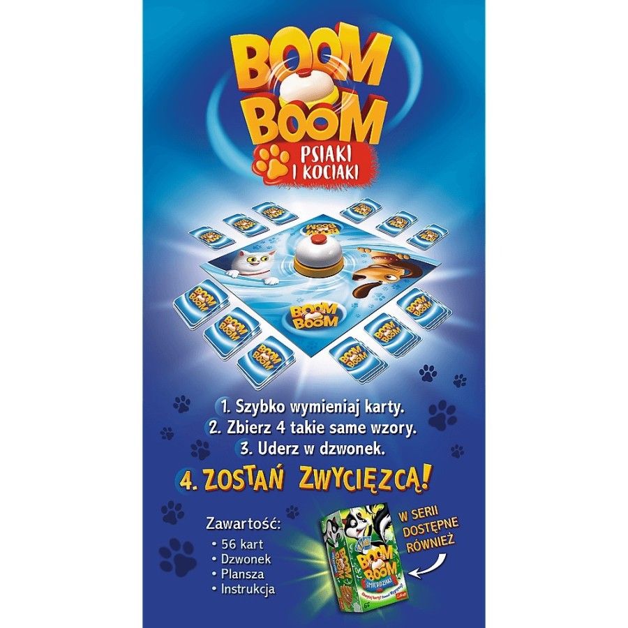 Trefl Játék: Boom Boom - Kutyák és kiscicák