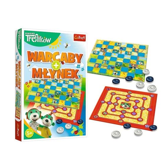 Trefl Rodinná hra - Treflik Family: WarcAby / Treflik suché