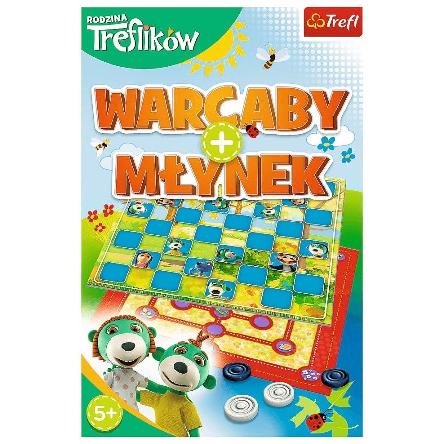 Trefl Сямейная гульня - Treflik Сямейства: Warcaby / Treflik сухі
