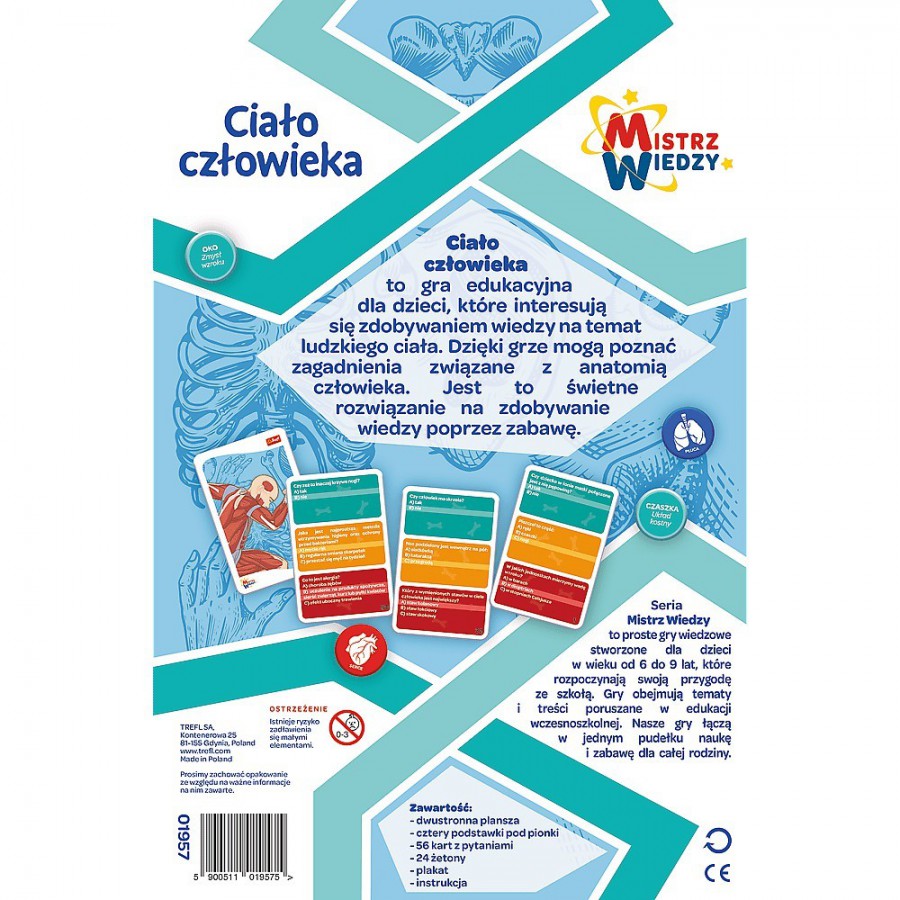 Trefl Gra - Ciało człowieka/ Mistrz Wiedzy