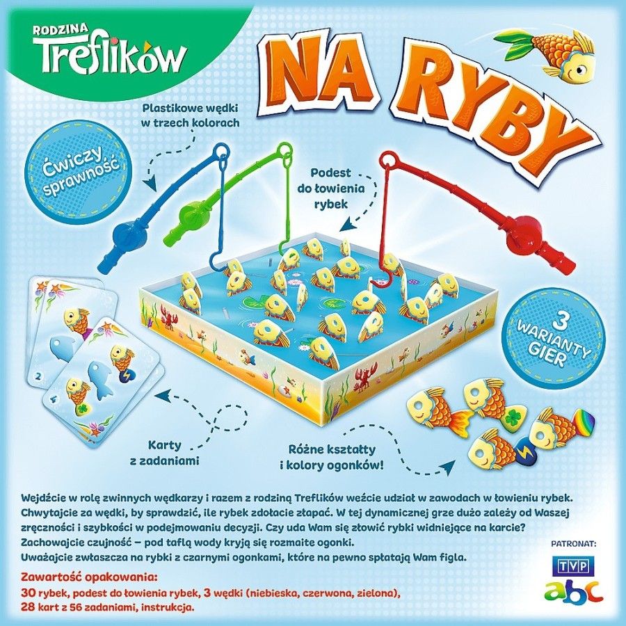 Trefl 街机游戏 - Treflik Family：去钓鱼