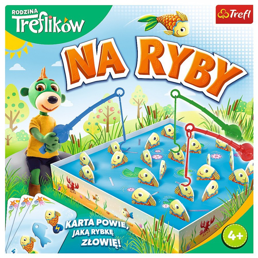 Trefl Gra zręcznościowa - Rodzina Treflików: Na ryby