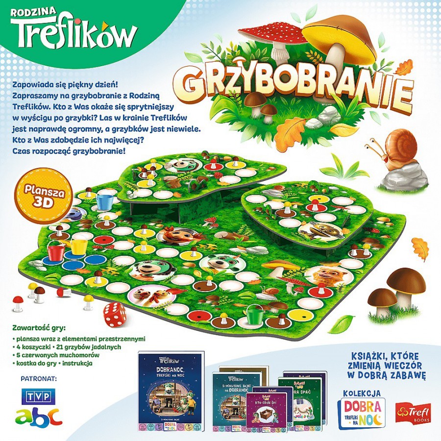 Trefl Gra rodzinna - Rodzina Treflików: Grzybobranie