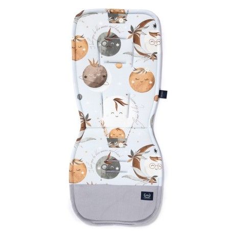 Collezione Jersey biologica La Millou - Pad Pad - di WhanaNawears - Fly Me to the Moon Sky - Grey