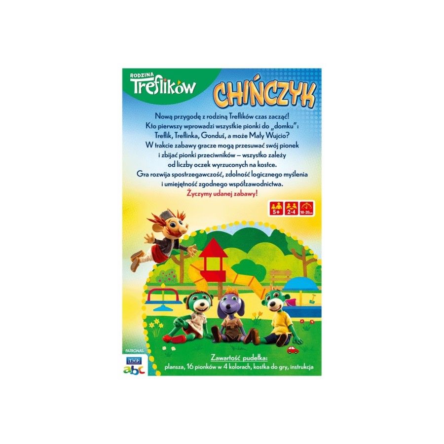 Trefl Gra klasyczna - Chińczyk Rodzina Treflików