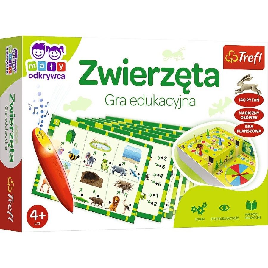 Trefl Jeu d'animaux Le crayon magique