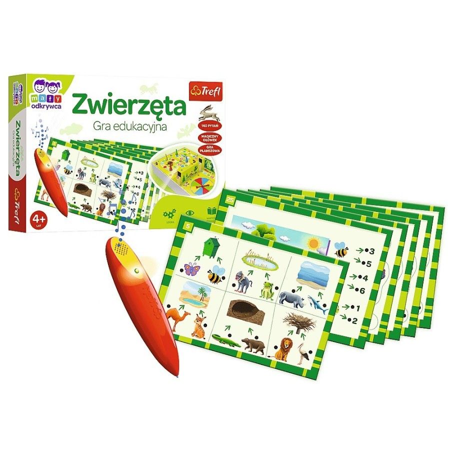 Trefl Gra - Zwierzęta | Magiczny ołówek
