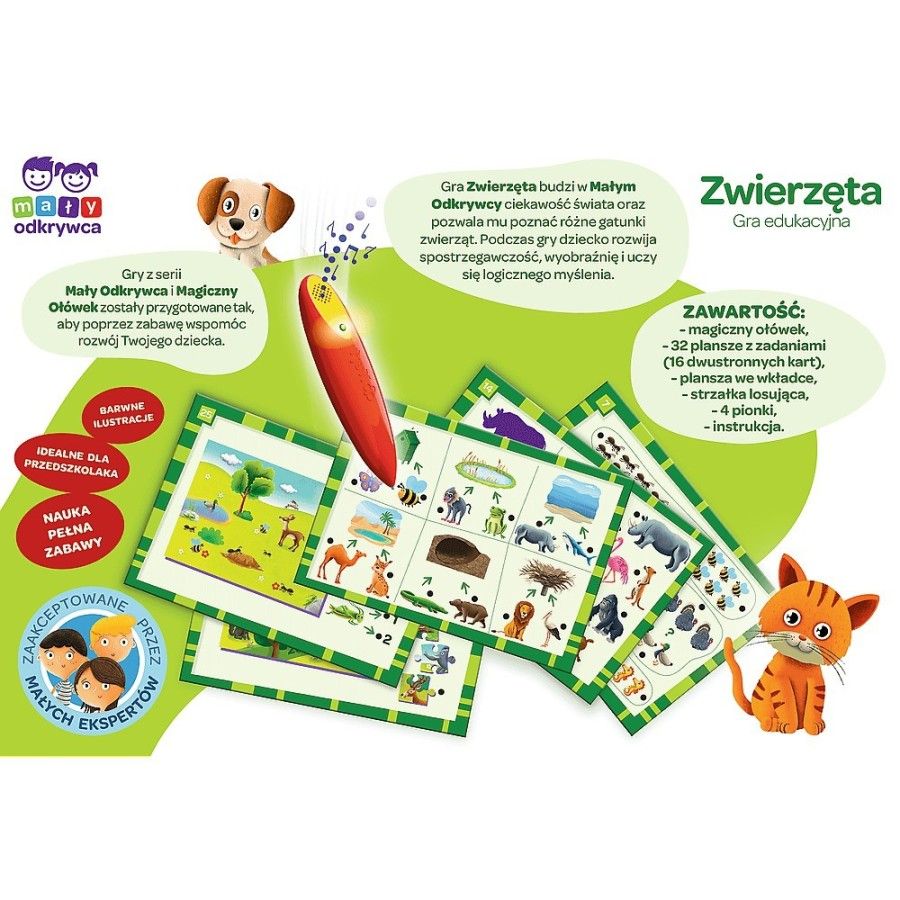 Trefl Jeu d'animaux Le crayon magique
