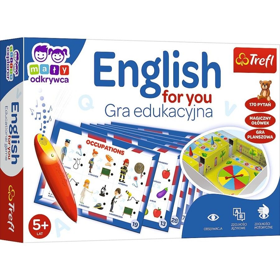 Trefl Gra - English for you | Magiczny ołówek