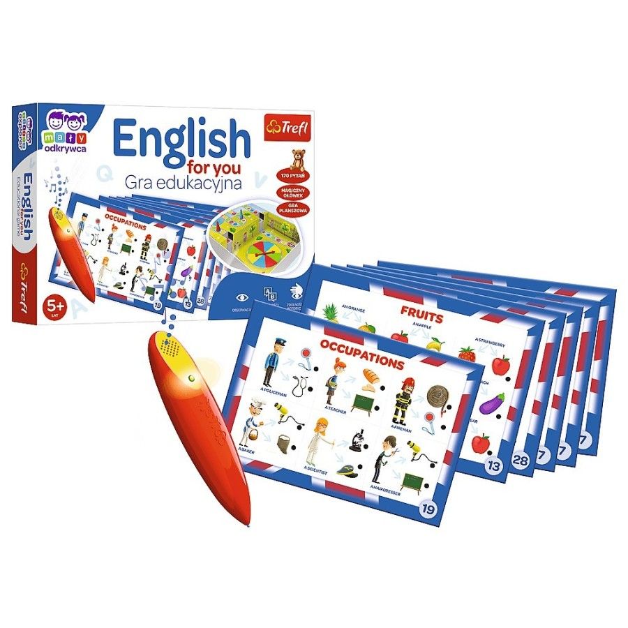 Trefl Gra - English for you | Magiczny ołówek