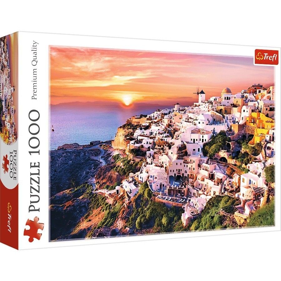 Trefl Puzzle 1000el. - Zachód Słońca Nad Santorini