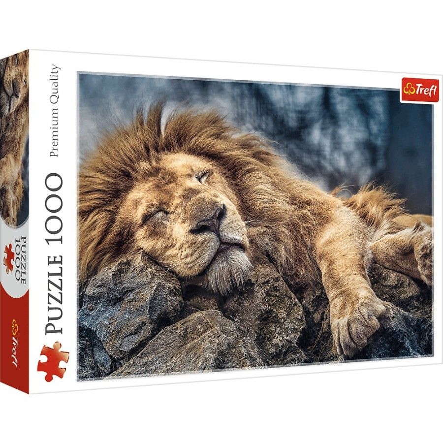 Trefl Puzzle 1000el. - Śpiący lew - 5900511104479