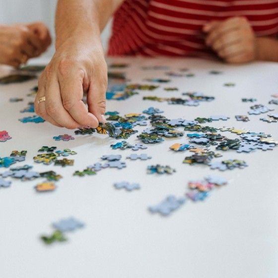 Trefl Puzzle 1000el. - Neon Color Line: Super koty