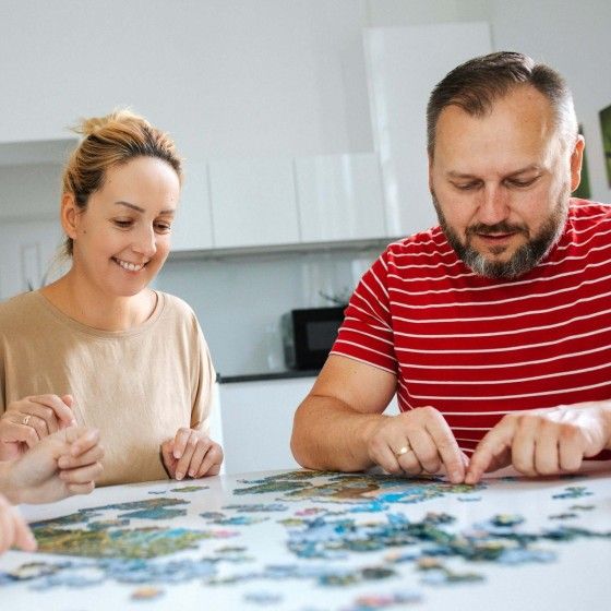 Trefl 1000el puzzle. - Hallstatt, Ausztria