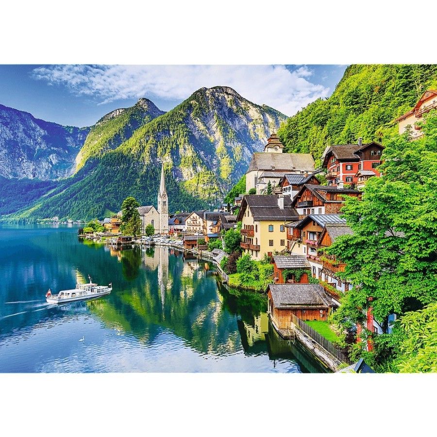 Trefl 1000el puzzle. - Hallstatt, Ausztria