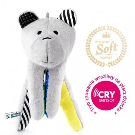 WHISBEAR humming SOFT BEAR WITH LEMON CRYSENSOR