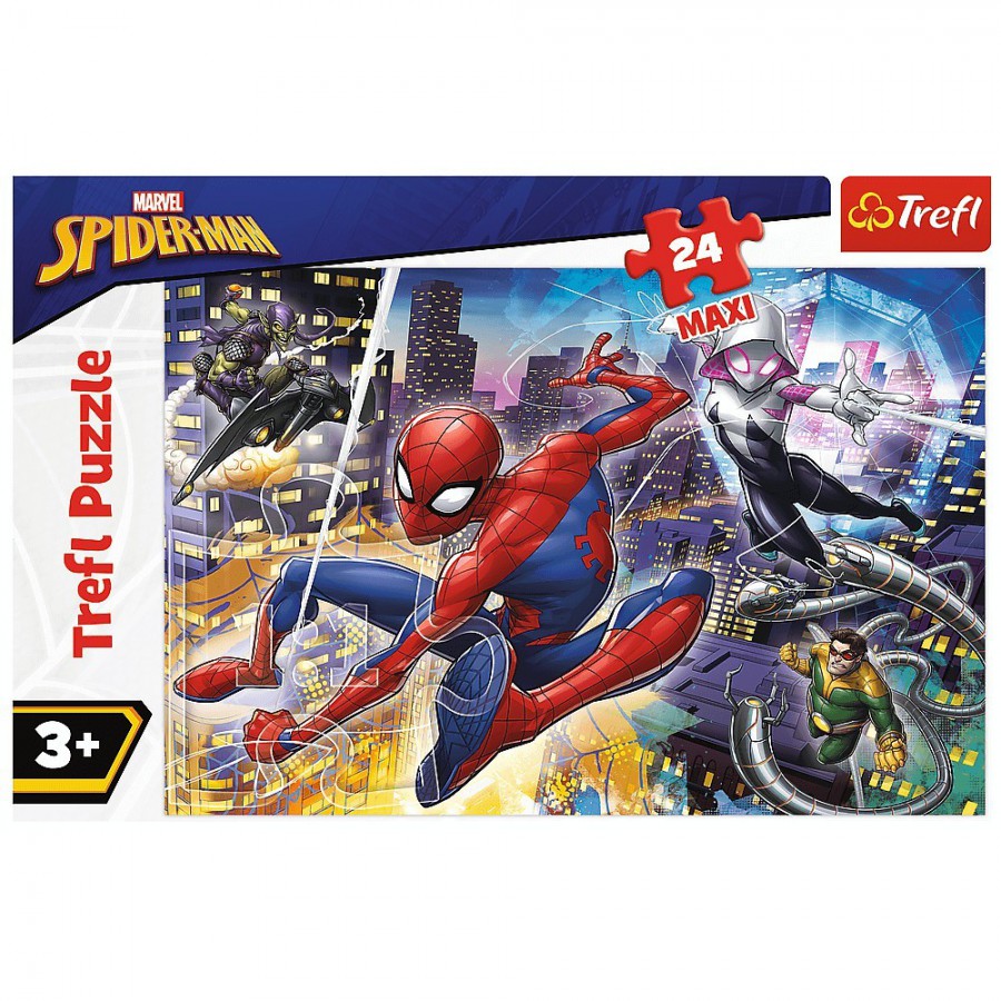 Trefl Puzzle maxi 24el. - Nieustraszony Spider-Man