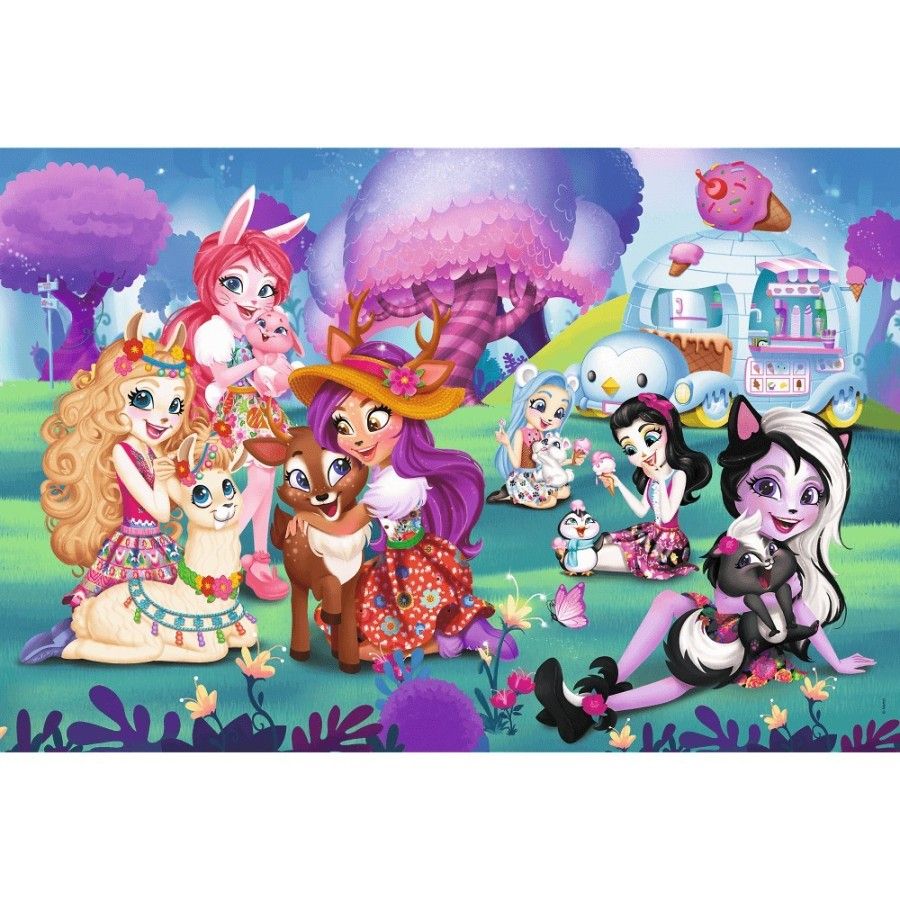 Trefl Puzzle maxi 24el. - Wesoły świat Enchantimals