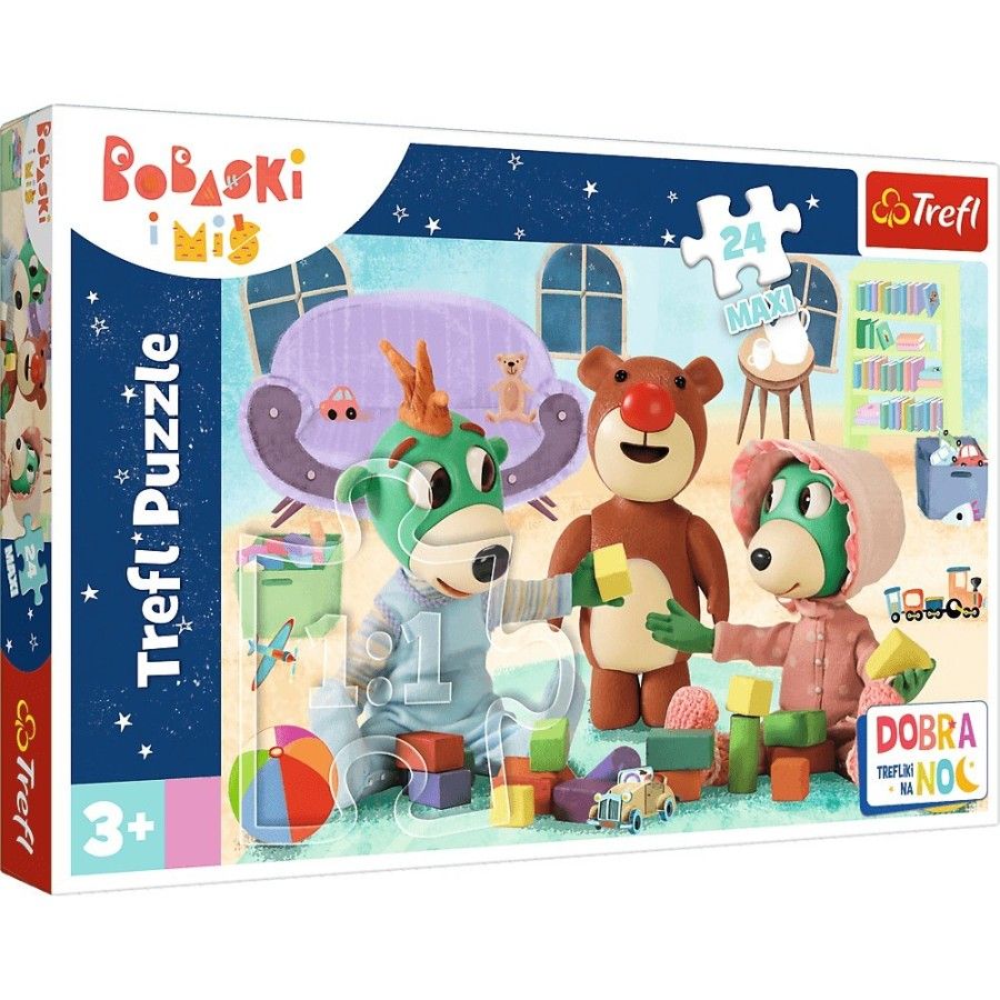 Trefl Puzzle maxi 24el. - Dobrou noc, noční party Trefl Bobasi