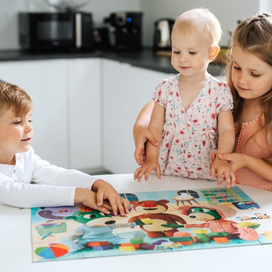 Trefl Puzzle maxi 24el. - Zabawy Treflików przed snem-