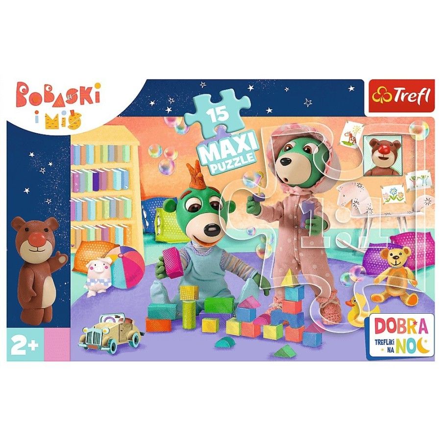 Trefl Puzzle maxi 15l. - Buonanotte, feste di notte