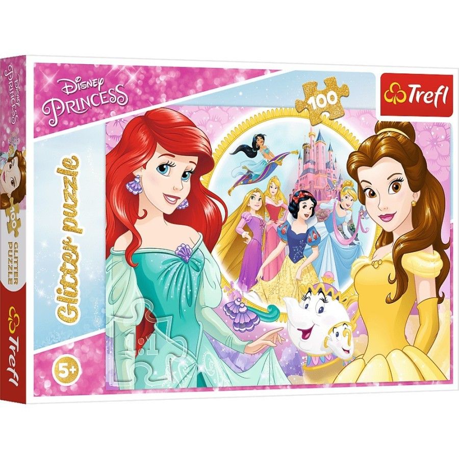 Trefl Puzzle 100el. Glitter - Memorias de Bella y Arielki /