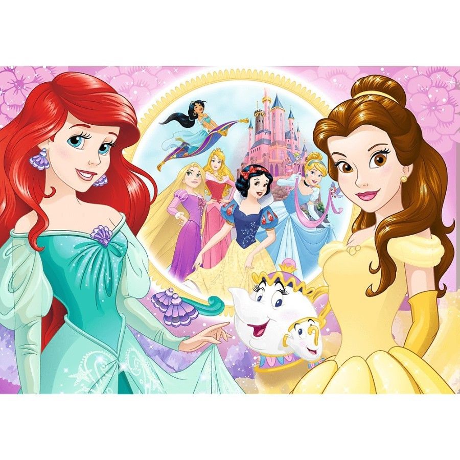 Trefl 100El puzzel. Glitter - Bella en Arielki-herinneringen /