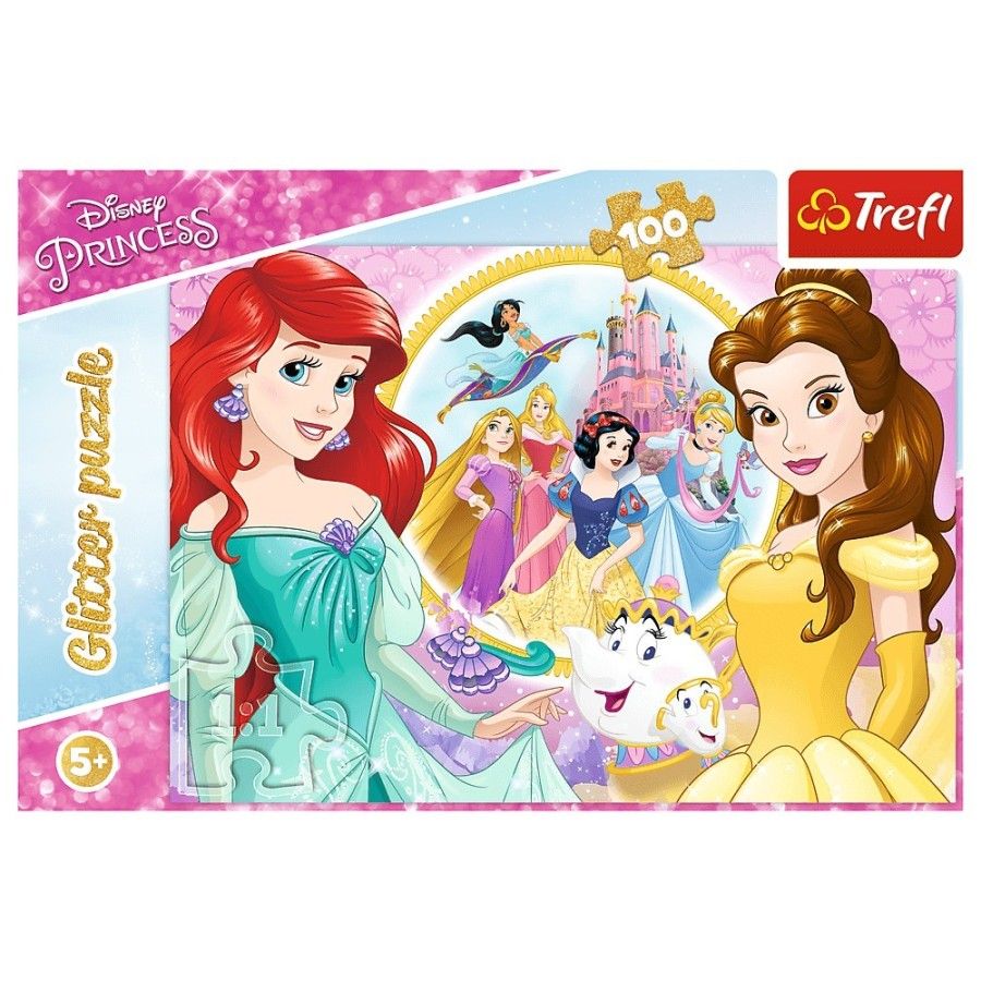 Trefl 100EL Puzzle. Glitter - Bella et Arielki Memories /