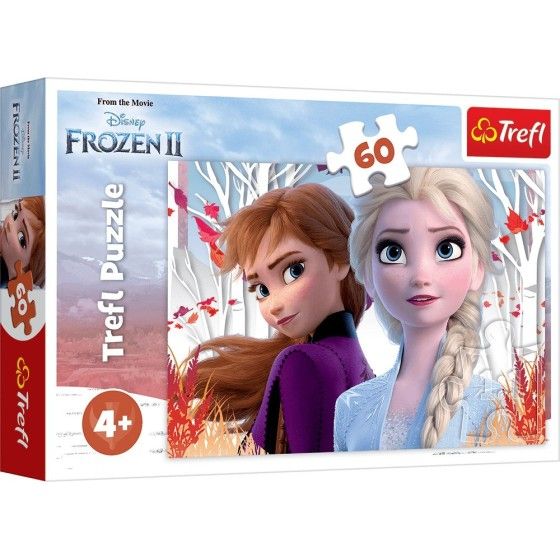 Trefl Puzzle 60l. - Il mondo incantato di Anna e Elsa