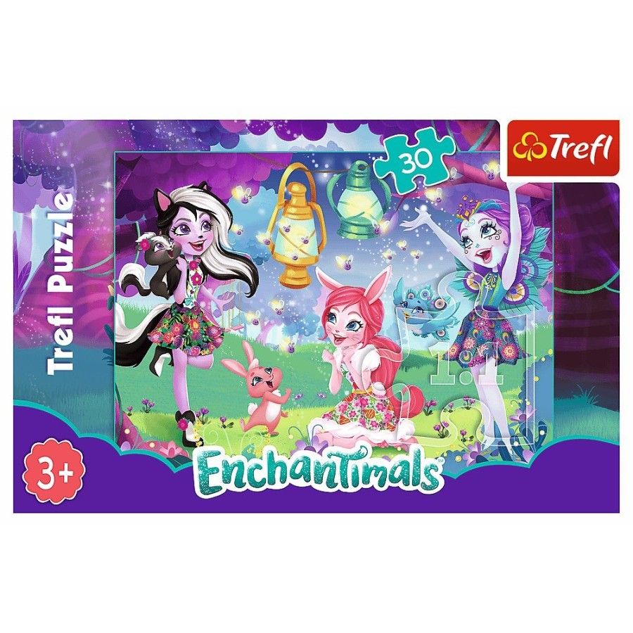 Trefl 30el pussel. - Mattel Enchantimals: Magic World