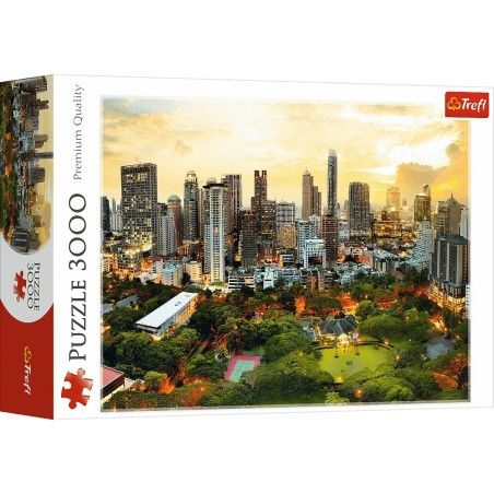 Trefl 3000EL puzzle. - Západ slnka v Bangkoku 16+
